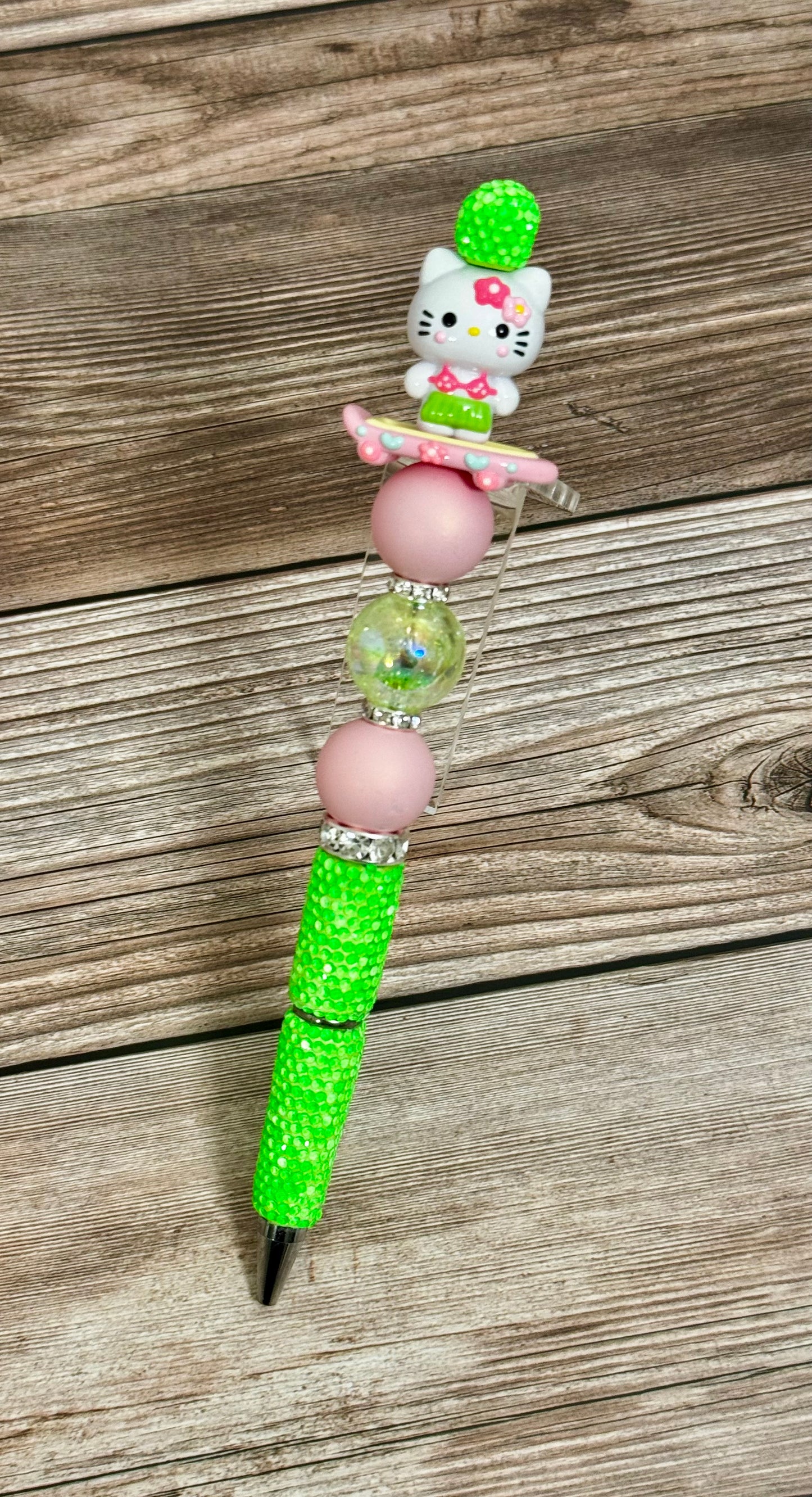 Tropical Hello Kitty Beaded Pen