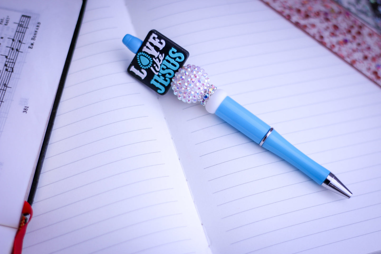 Love Like Jesus Focal Pen Blue